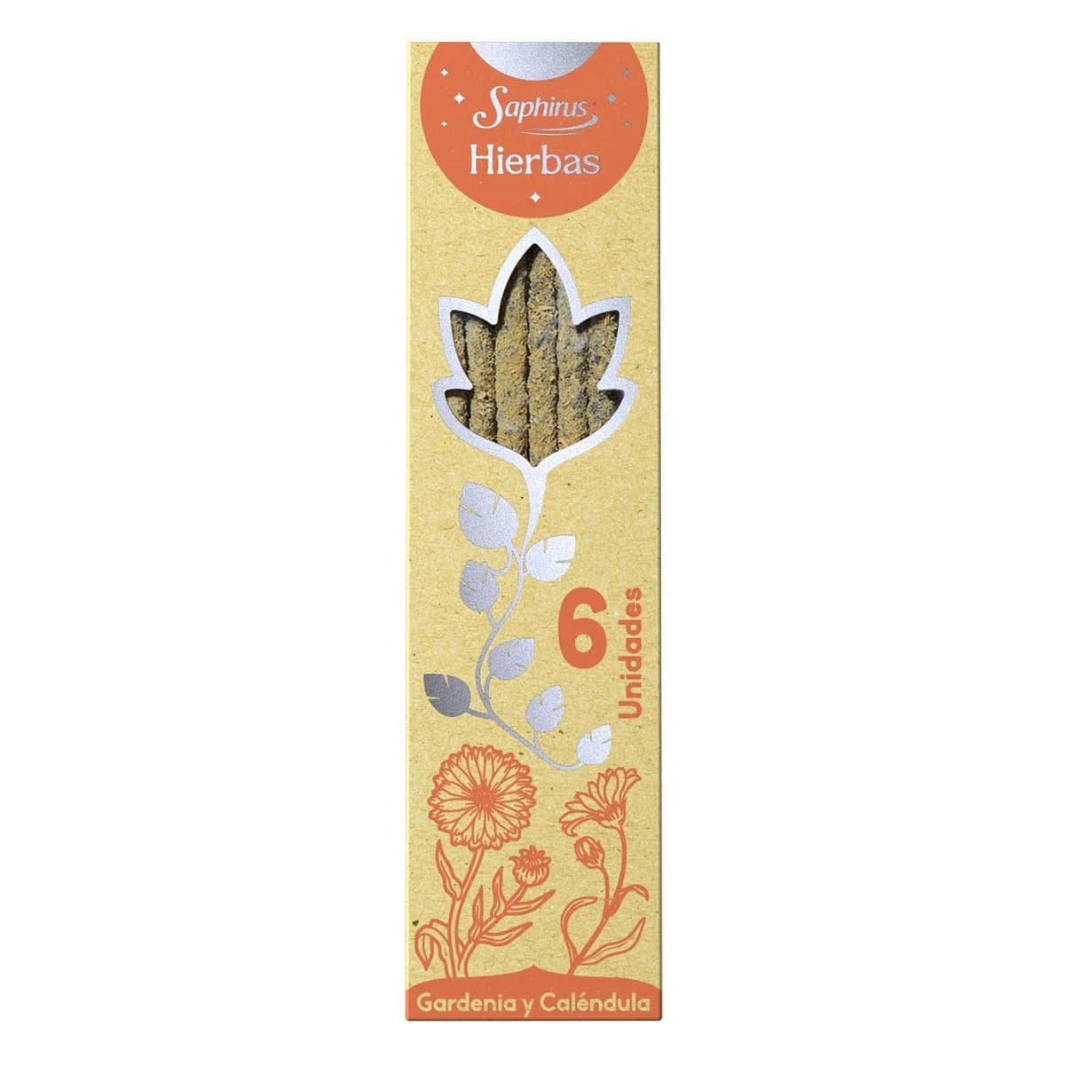 Gardenia y calendula - Sahumerios Hierbas - 6 varillas de 23cm